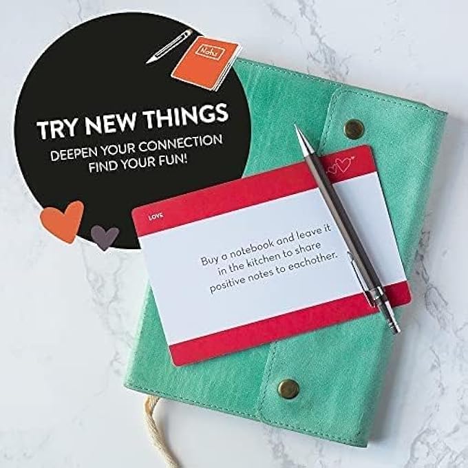 rayihni COUPLES GIFTS FOR COUPLES, 100 DATE NIGHT IDEA CARDS FOR HER OR HIM, CUTE GAMES FOR COUPLES, FUNNY GIFTS FOR WIFE, HUSBAND, GIRLFRIEND OR BOYFRIEND, NEWLYWED GIFTS. THE COUPLE'S BUCKET LIST. - Image 4